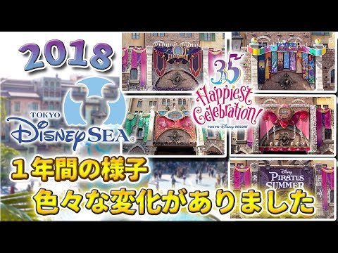 東京ディズニーシー 2018年の様子