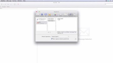Adding A Signature Using The Mail App (Mac)