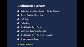 4. Arithmetic Circuits