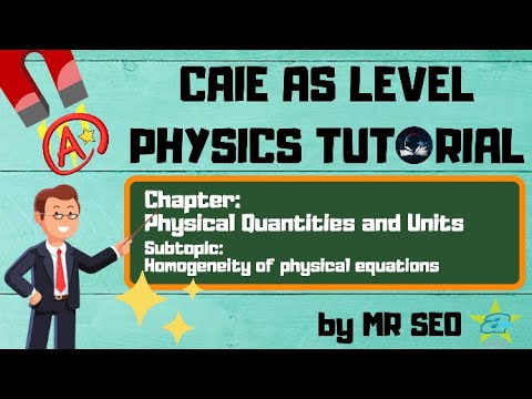 [PHYSICS] Get the first chapter in A-level right | Homogeneity of ...