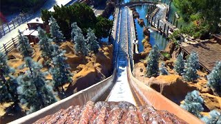POV of Timber Mountain Log Ride - Knott's Berry Farm - Feb 2018