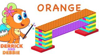 Learn Colors With Colorful Blocks Fun Toddler Learning Videos By Derrick And Debbie