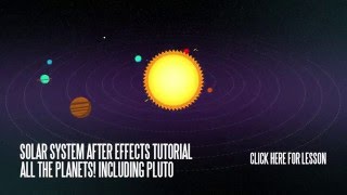 Solar System in After Effects Tutorial Teaser