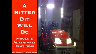Most LED Lights on a Kubota Tractor