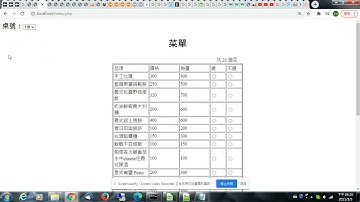 餐廳管理系統 (designed by MySQL+PHP)