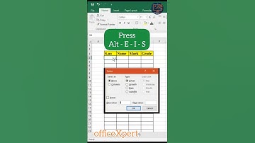 Excel Easy Formula & Fill Series Trick | Generate Serial Numbers Automatically in Excel