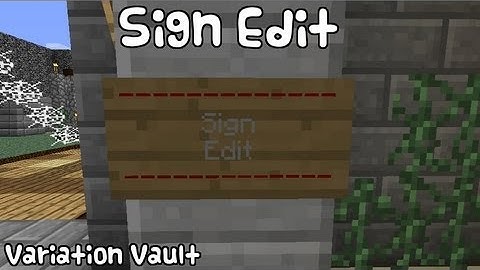 Minecraft Bukkit Plugin - SignEdit - Edit and copy signs ** MUST HAVE**