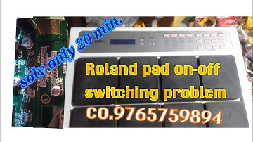 Roland SPD-20x pad on-off switching problem