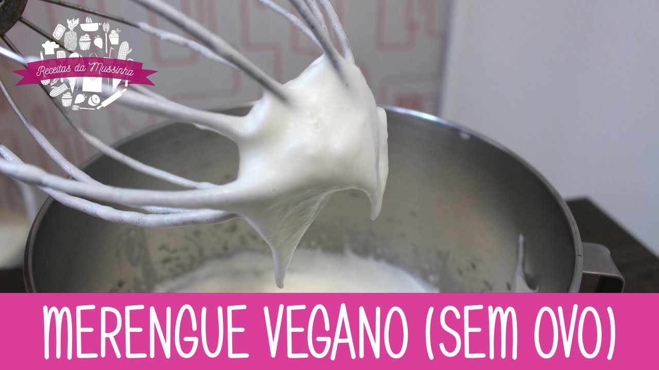 MERENGUE VEGANO (SEM OVOS) - Episódio 157 - Receitas da Mussinha