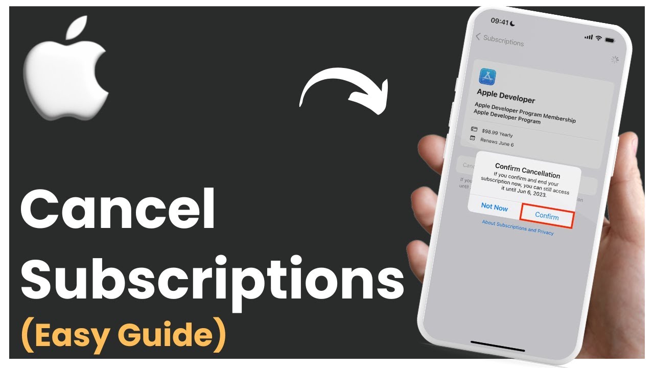 How To Cancel Subscriptions On iPhone - Easy ! - YouTube