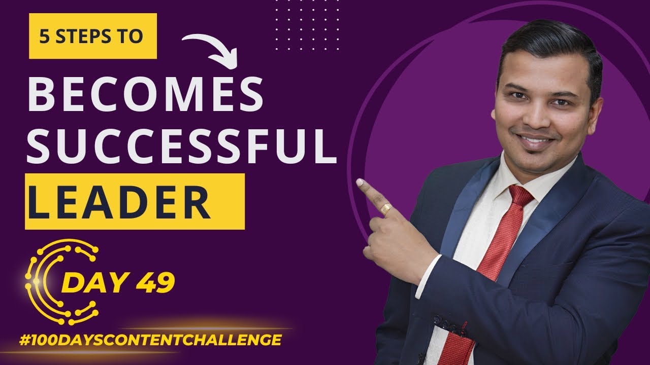5 Steps To Become A Leader | Leadership Skills & Training | How To Be ...