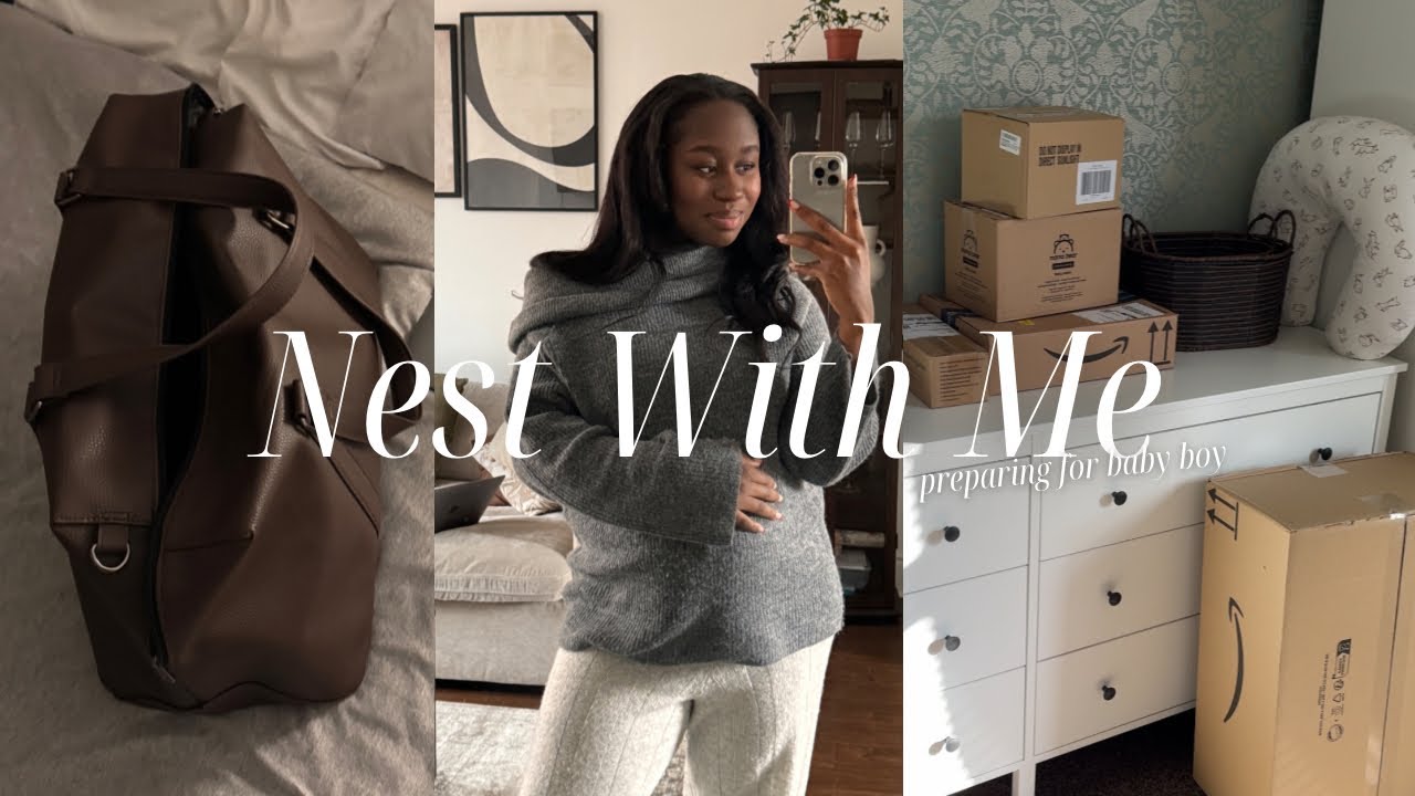 Vlog Back In Hospital, Organising Baby Clothes, Hospital Bag + Amazon