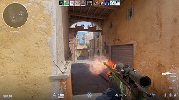 CS2 AWP Jumpshot Across Mid