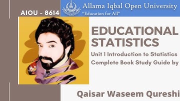Unit–1: Introduction to Statistics.