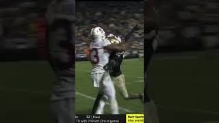 Travis Hunter just got MOSSED by Stanford WR Elic Ayomanor.