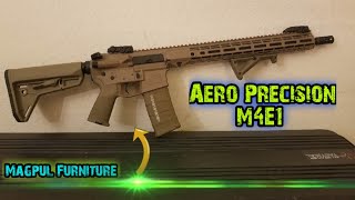 Aero Precision M4E1 🧟‍♂️ #fde #rifle #magpul #m4e1 #cerakote #aeroprecision #survival #556 #ar15