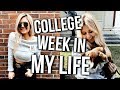 college week in my life: classes, frat party, my big!