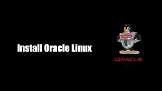 Install Oracle Linux 8