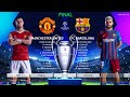 Manchester United vs Barcelona - UEFA Champions League Final 2021/2022 C.Ronaldo vs Barca PES 2021