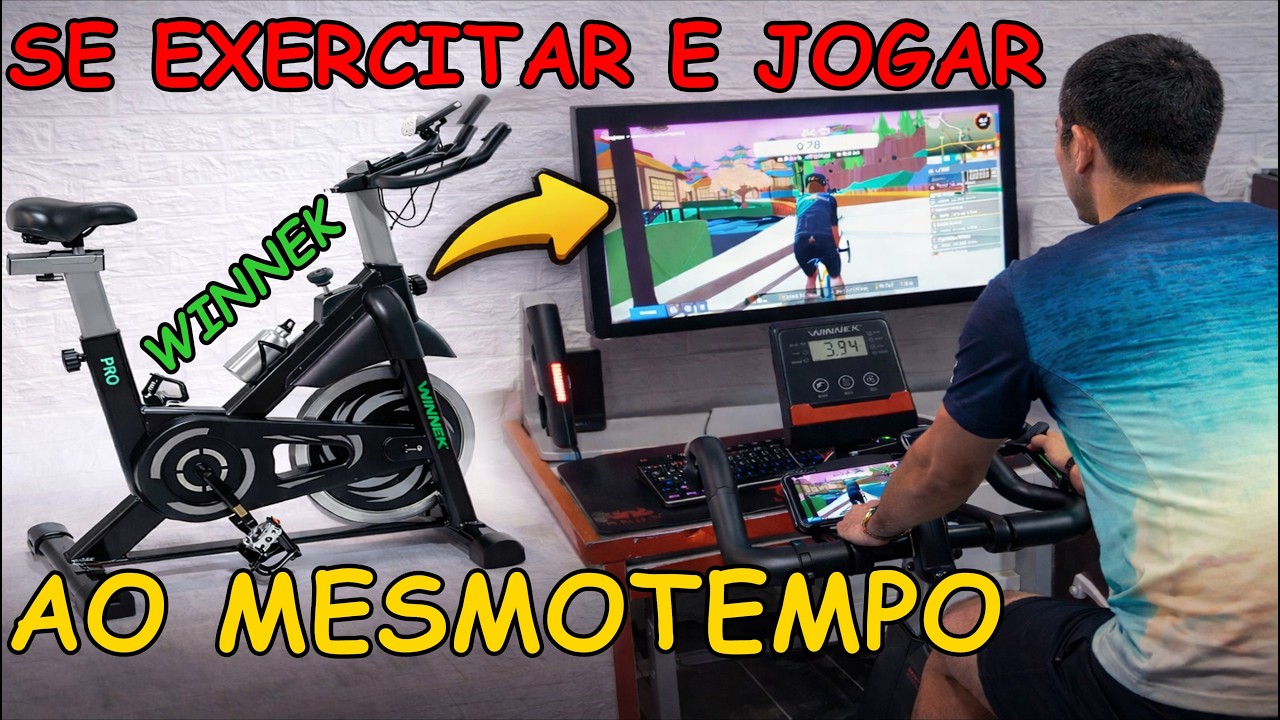 BICICLETA ERGOMÉTRICA SPINNING COM RODA INÉRCIA DE 20KG WINNEK 1712 Enduro