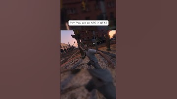 Pov: You are an NPC in GTA5 #gta5 #npc #pov #gaming #shorts