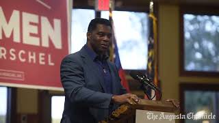 U.S. Senate candidate Herschel Walker visits Augusta