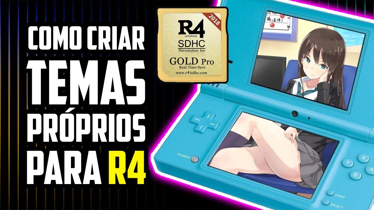 Como Criar seu Próprio Tema para R4 (DS e 3DS) - YouTube