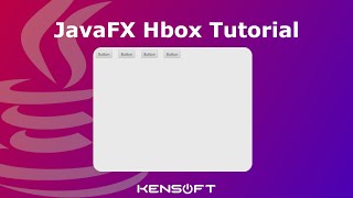 JavaFX Hbox Tutorial for beginners screenshot 2