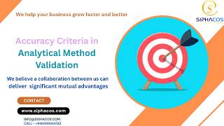 #239 SIPHACOS Accuracy Criteria in Analytical Method Validation
