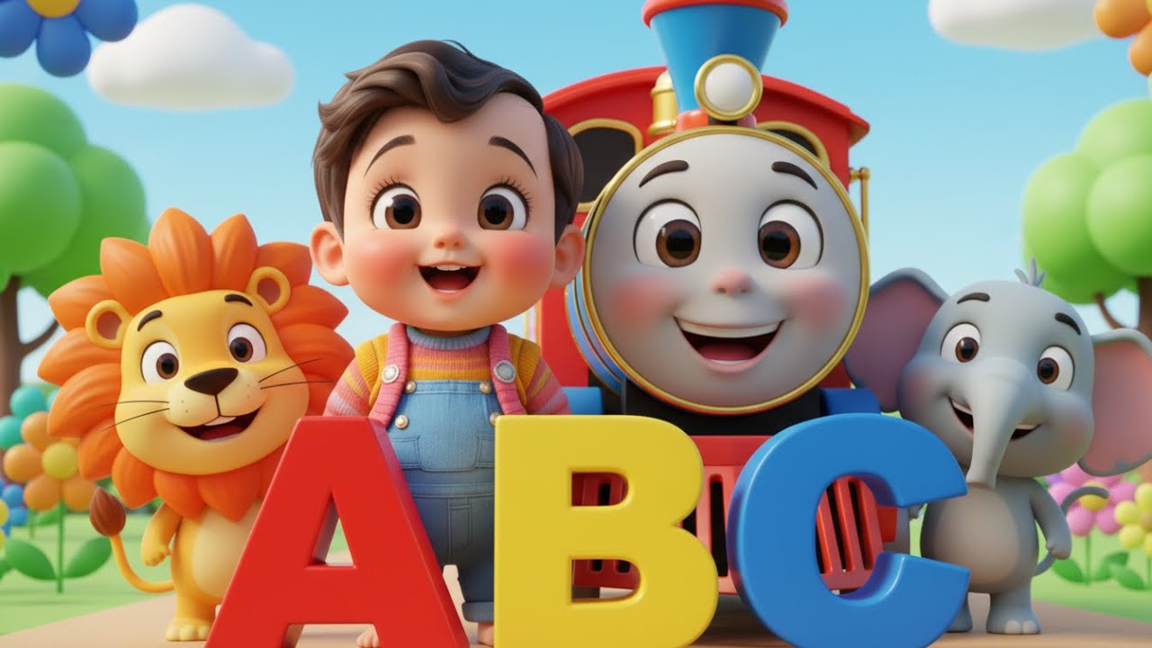 Canción del Tren ABC 🚂🔤 | Canciones infantiles del alfabeto | Baby Song ...