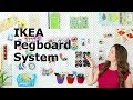 My New IKEA SKÅDIS Pegboard Setup | Sea Lemon