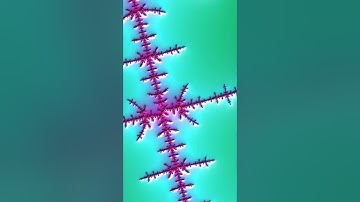 Infinite Zoom into the Beautiful Fractal ✨🌀 #Fractal #Mandelbrot #Zoom