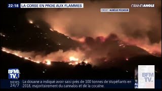 La Corse en proie aux flammes en plein hiver