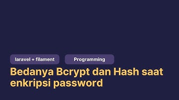 Bedanya Hash::make dan bcrypt