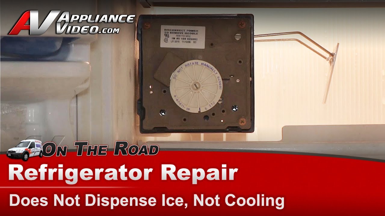 Whirlpool Refrigerator Repair - Not Producing Ice Does Not Cool - Valve ...