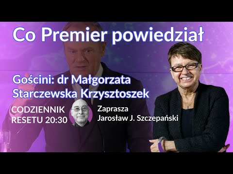 Co Premier Powiedział - dr Małgorzata Starczewska Krzysztoszek - Jarosław J. Szczepański
