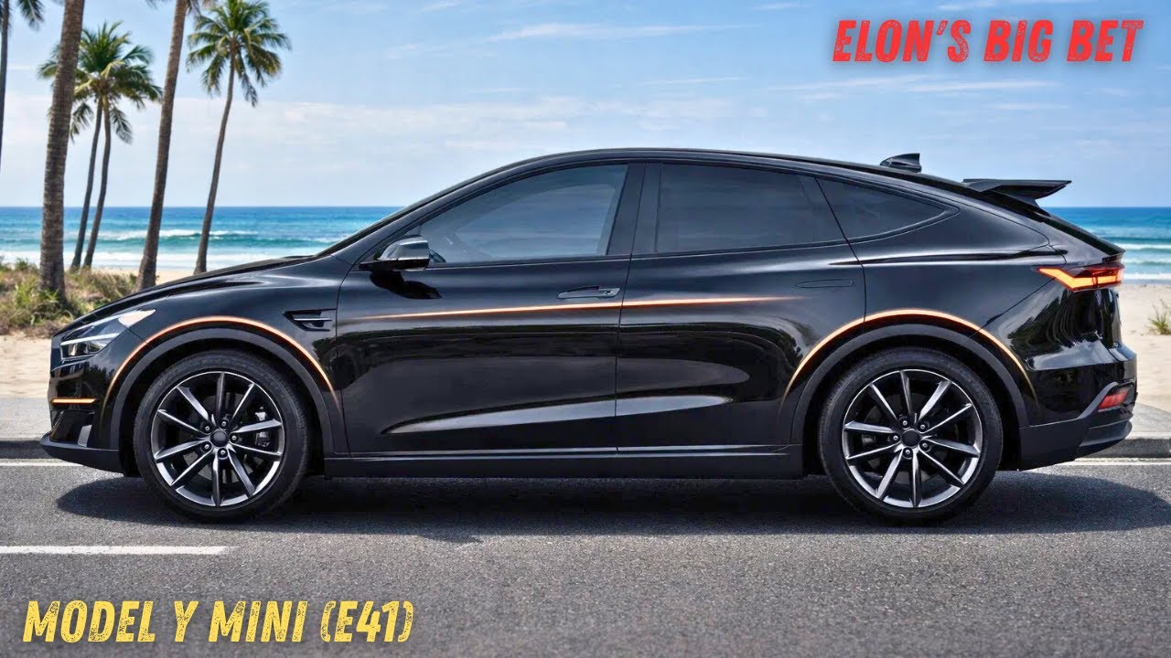Tesla Model Y Mini Revealed - Meet the 2026 Tesla E41! - YouTube