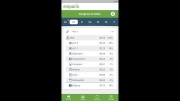 Emporia App – Setting the Time Interval on the Home Page