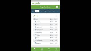 Emporia App – Setting the Time Interval on the Home Page screenshot 5