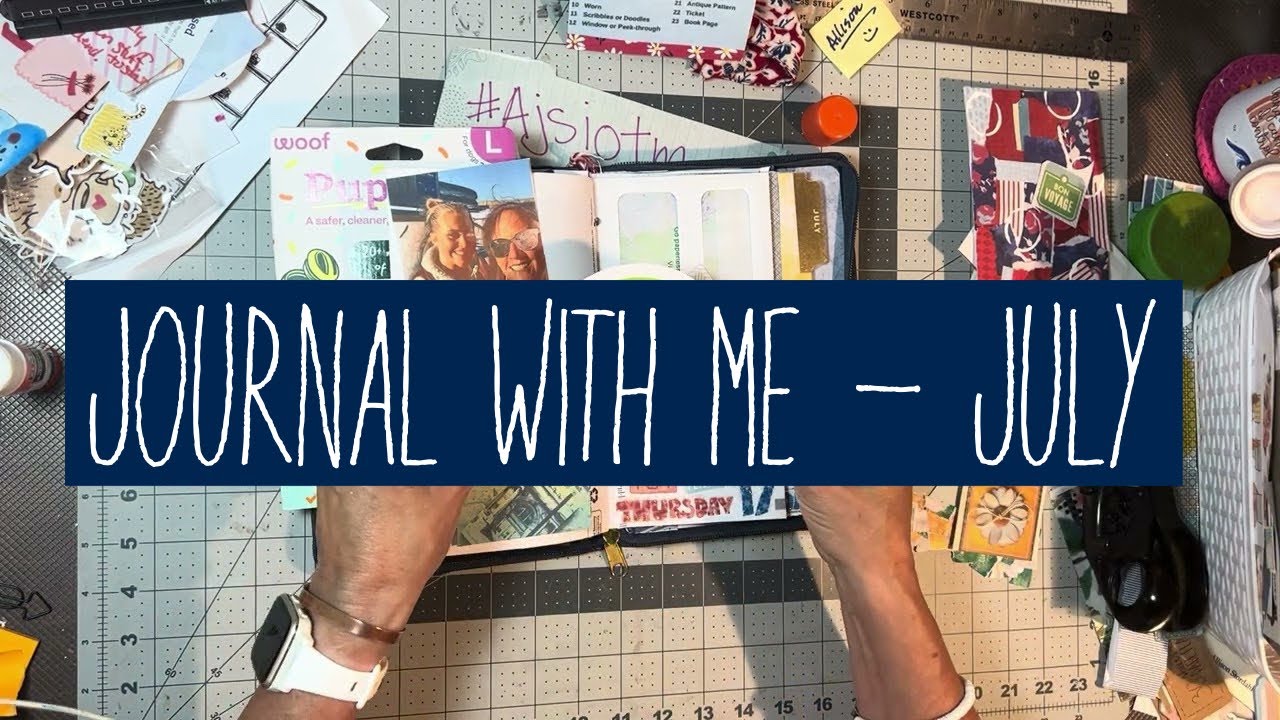 Journal with me - July pages in my creative daily journal - maybe some ...