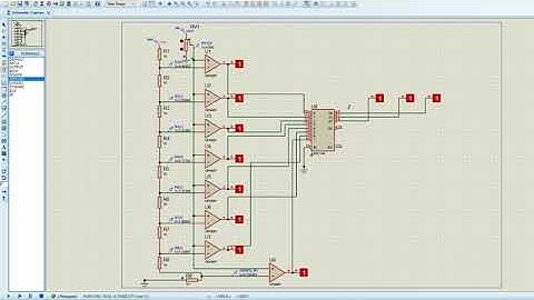 ADC tipo Flash (simulación con Proteus)
