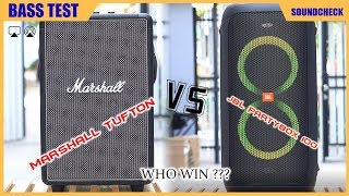 JBL PARTYBOX 100 & Marshall Tufton l Bass Test l Who win ?