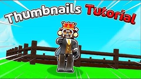 How to make VIRAL Roblox Thumbnails #roblox #tutorial #growagarden