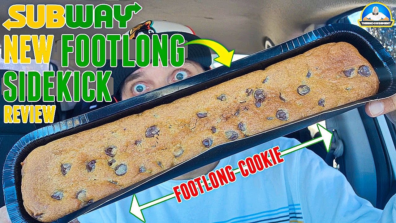 Subway® Footlong Cookie Review! 📏🍪 Footlong Sidekick theendorsement