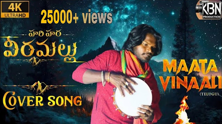 Maata Vinaali song - Hari Hara Veera mallu Cover song Pawan kalyan || krish || kbn production