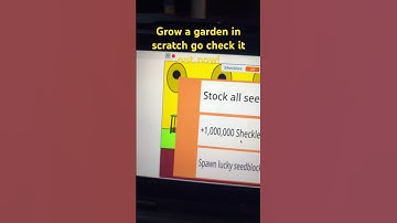 Grow a garden in scratch #scratch #growagarden