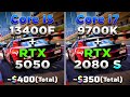 Core i5 13400F + RTX 5050 8GB vs Core i7 9700K + RTX 2080 SUPER 8GB | PC Gameplay Tested