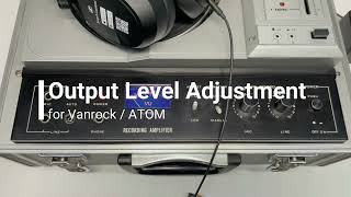 【How to】adjust the level to cut with good sound quality for Vanrock / ATOM / Discoder