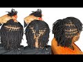 #minitwists #naturalhair MINI ONE MILLION TWISTS😱ON SHORT TYPE 4 NATURAL HAIR| EASY TWISTS & STYLING