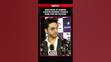 Bigg Boss 19 Winner Gaurav Khanna Dedicates Victory To His Fans